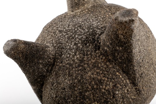 Old Molcajete Mortar - BOWL ONLY Pig's Head 8in 8lbs Volcanic Lava Stone Used - 第 15/20 張圖片