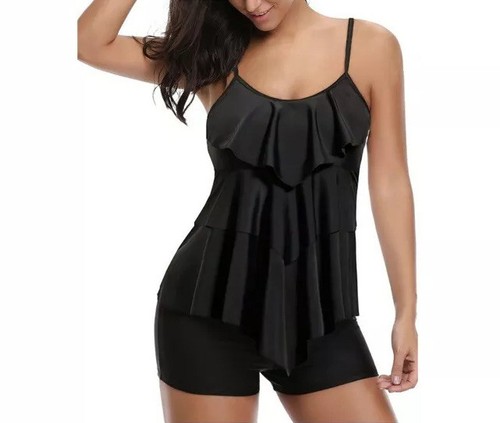 Holipick Women Tankini Swimsuits with Boy Shorts Tummy Control Two Piece 22W - Picture 4 of 5