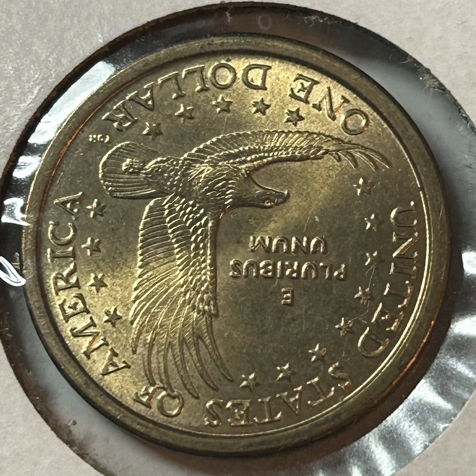 2000 p sacagawea wounded eagle beautiful strike luster great collectors coin - Image 3 of 4