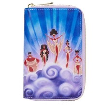 Loungefly Purple Disney Hercules Muses Clouds Zip Around Wallet New