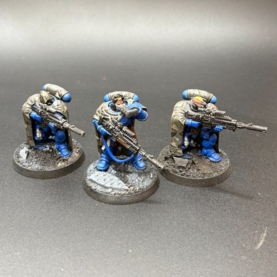 Warhammer 40K - Space Marines - 3 Primaris Eliminators - Bemalt - Games Workshop