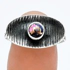 Kingman Pink Dahlia Turquoise 925 Sterling Silver Ring s.7.5 Jewelry R-1573