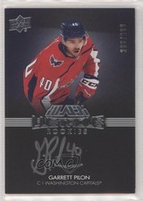 2021 SPx UD Black Lustrous Rookie Signatures /299 Garrett Pilon #LRS-GP Auto u2v
