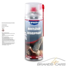400ml PRESTO ROSTLÖSER ROSTENTFERNER KRIECHÖL ROSTUMWANDLER SPRAYDOSE MOS2