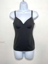 NWOT Maidenform Women's L Firm Control Tummy-Shaping Foam Camisole DMS130 Black