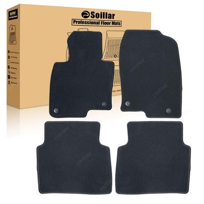 For 2023 2024 2023 Mazda CX5 CX-5 Front & 2nd Row Floor Mats Carpet Velour 4Pcs 