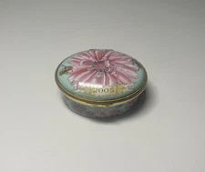 Halcyon Days Enamel Trinket Box A Year To Remember 2005