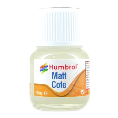 Humbrol Modelcote Matt Cote 28ml Flasche Modellbaulack trocknet mit mattem Finish