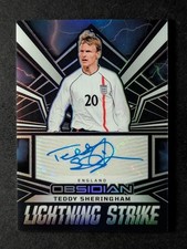 2023-24 Panini Obsidian TEDDY SHERINGHAM 16/199 RC Auto Purple Lightning #LS-TS
