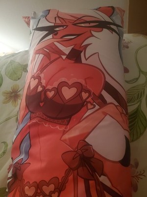 verosika body pillow. Shark robot. Helluva boss
