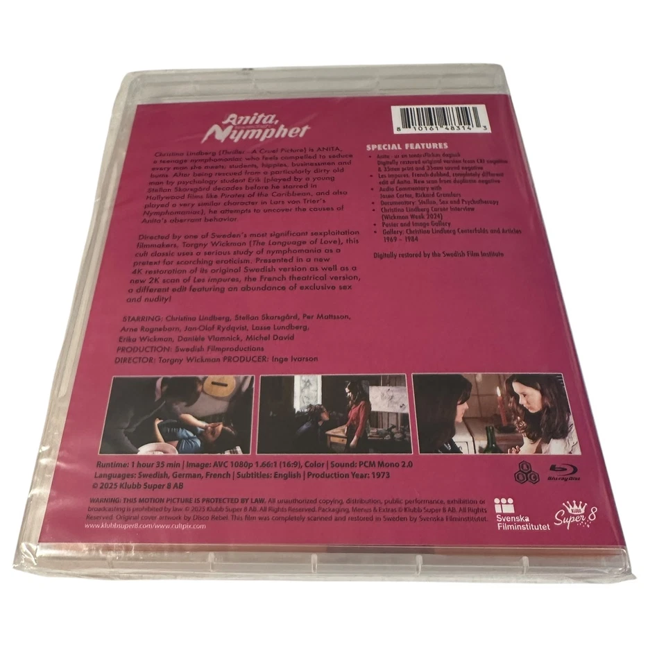 Anita, Swedish Nymphet Blu Ray OOP New Sealed - Image 2 of 2