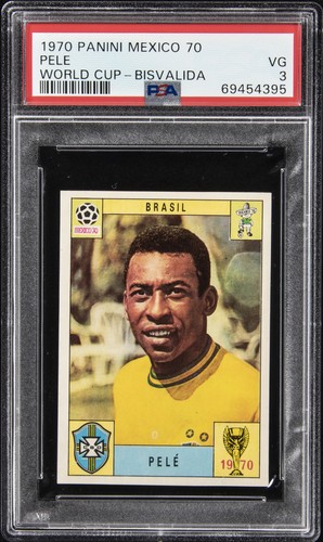 Pele [Bisvalida] 1970 Panini World Cup Mexico card