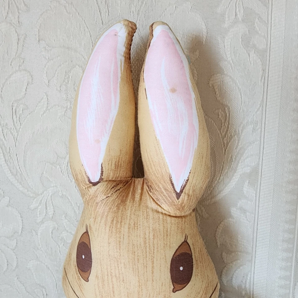 Vintage Peter Rabbit Beatrix Potter Stuffed Animal Pillow Plush 18" Handmade - Image 2 of 4