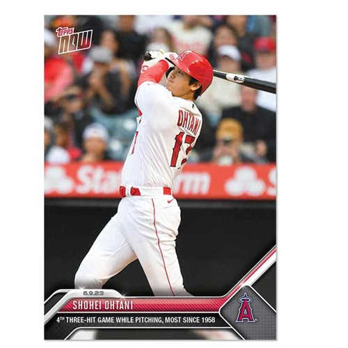 Shohei Ohtani 2023 Topps Now #516 35th Home Run Angels Dodgers MLB Card