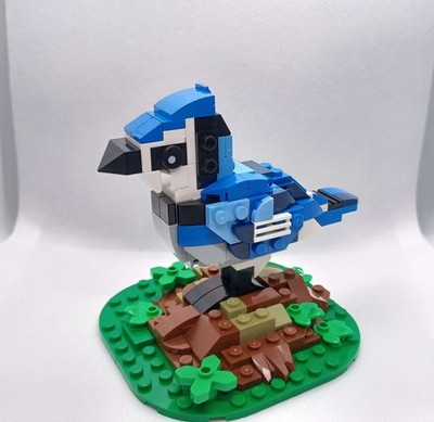 Custom American Blue Jay Backyard Birds LEGO-MOC/model kit