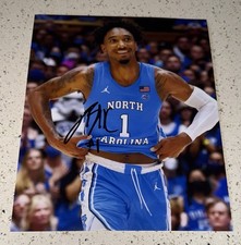 LEAKY BLACK SIGNED 8X10 PHOTO NORTH CAROLINA TAR HEELS BASKETBALL UNC AUTOGRAPH