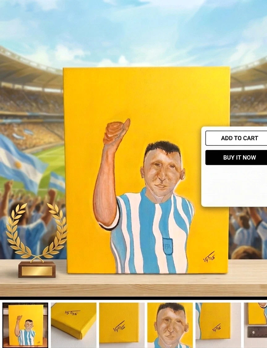 25+ Soccer Original Art Paintings for sale | Updated Oct 2026