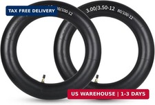 GICOOL 3.00/3.50-12" 80/100-12 Dirt Bike Replacement Inner Tubes, 2 Pack with