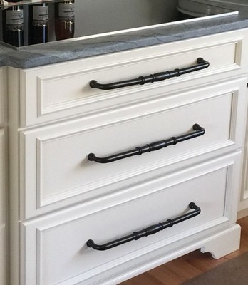 2 Top Knobs Normandy M847-18 Appliance Pull Collection 18''  457mm Patina Black