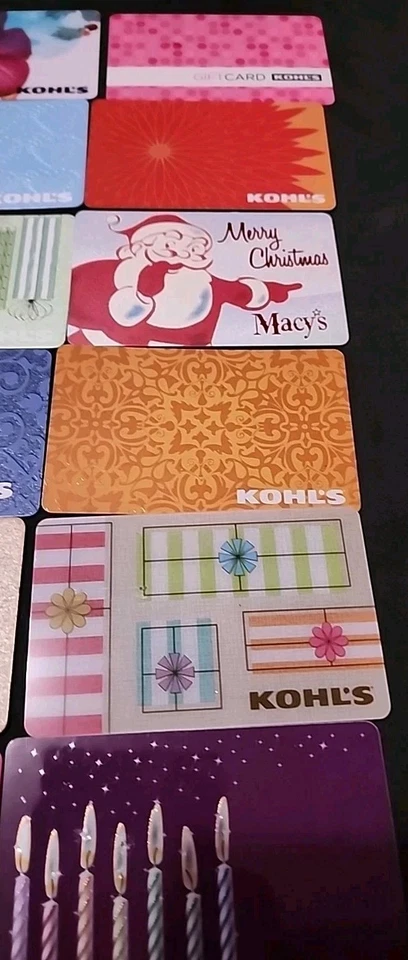 Lot Of 24 Kohl's Gift Cards - NO VALUE - Collectible And Rare - Image 2 of 4