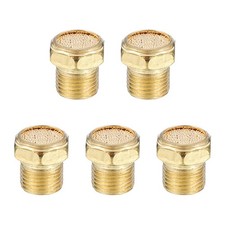 5pcs Pneumatic Mufflers G1/8\" Male Thread for Noise Reduction