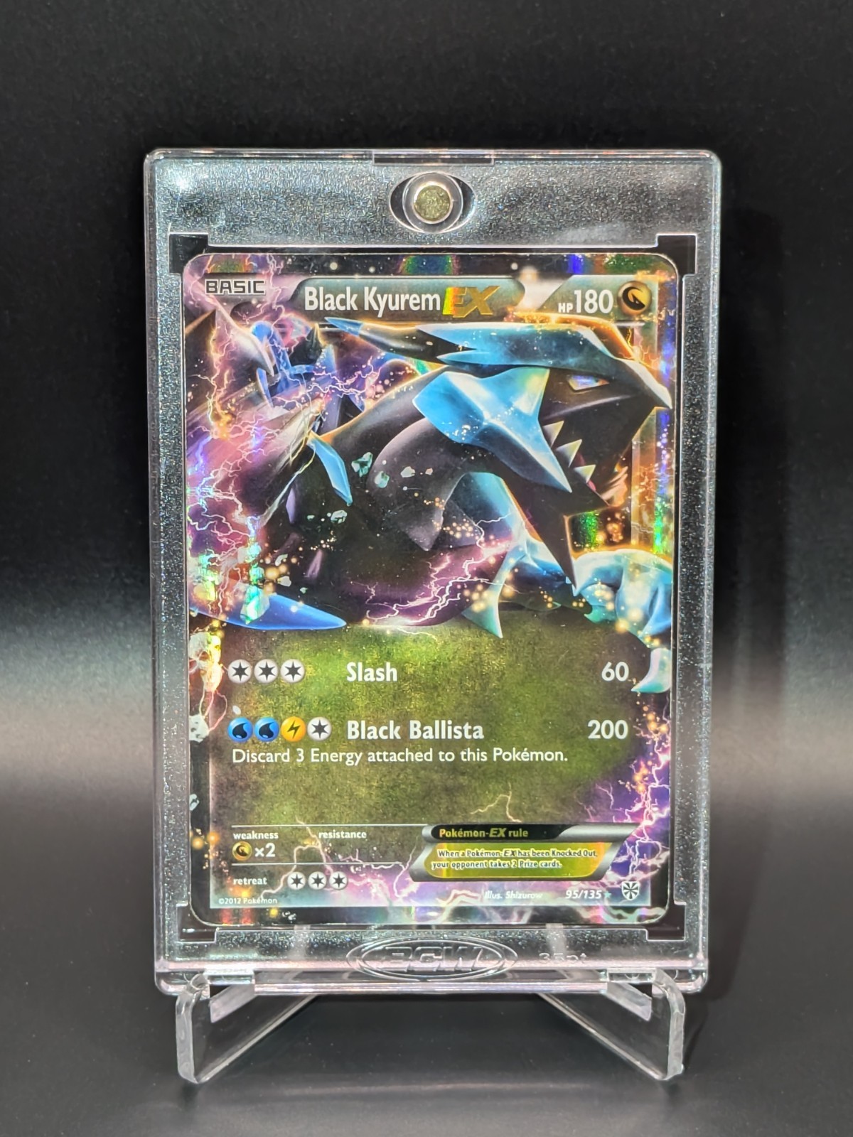 POKEMON Black Kyurem EX 95/135 Plasma Storm Holo HP