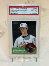 Madison Bumgarner - 2012 Topps Heritage Chrome #/1963 PSA 10 (Pop 3) SF Giants 