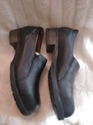 WOMENS MELLO WALK STEEL TOE BLACK LEATHER LOAFER  SAFETY SHOES VANESSA SIZE 10 D — photo 2