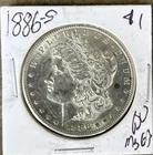 1886 S Morgan Silver Dollar 1$ San Francisco AU /BU