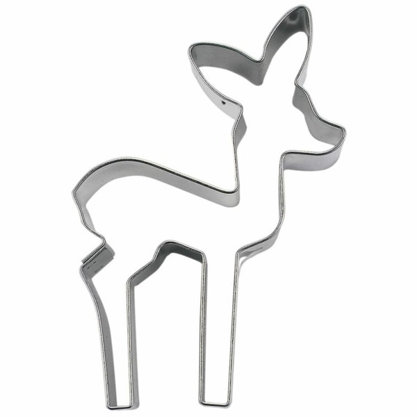 StäDter Ausstecher Rehkitz Ausstechform PläTzchenform Keks Form Edelstahl 7.5 Cm-image