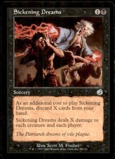 Sickening Dreams LP Light Play Torment MTG [10601]