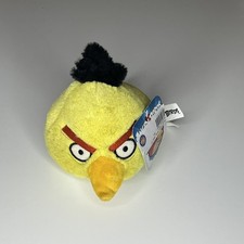 Angry Birds 5  Plush Stuffed Yellow Chuck Bird Commonwealth No Sound AR350 NWT