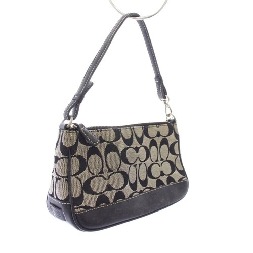 Coach Handbag One Shoulder Signature Canvas Leather B… - Gem