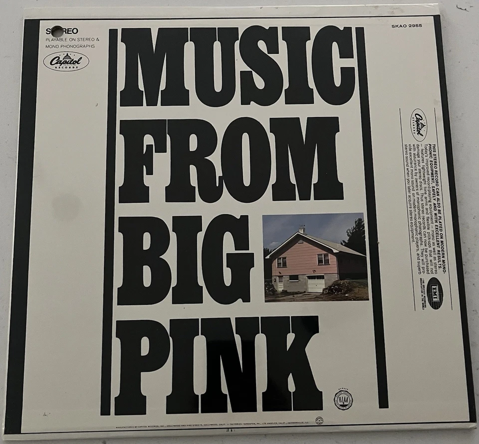 The Band~Music From Big Pink/LP-Sealed/Unopened Mint Vinyl - Image 2 of 2