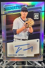 2020 Panini Donruss Optic - Signature Series Tarik Skubal #SS-TS Holo Prizm 