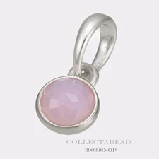 Authentic Pandora Sterling Silver October Rock Crystal Droplet Pendant 390396NOP