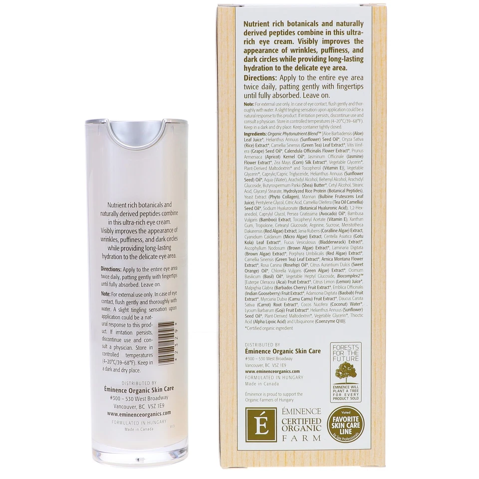 Crema para ojos Eminence Marine Flower Peptide 1,05 oz Foto 2 de 4