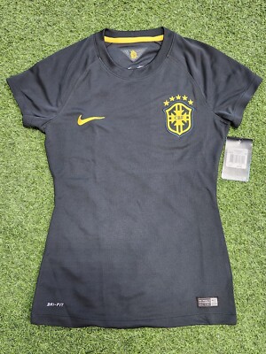 Nike Brazil 3rd 14/15 Women's Jersey Dark Green | eBay