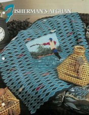 NEW FISHERMAN'S AFGHAN ANNIE'S CROCHET QUILT  AFGHAN CLUB PATTERN INSTRUCTIONS