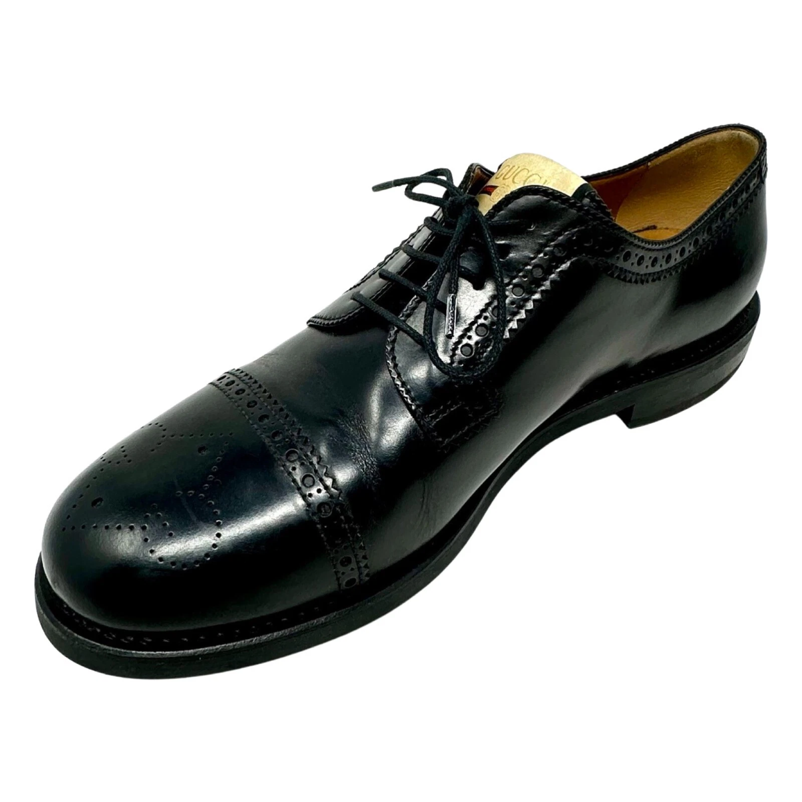 Chaussures habillées à lacets homme GUCCI derby noir 10