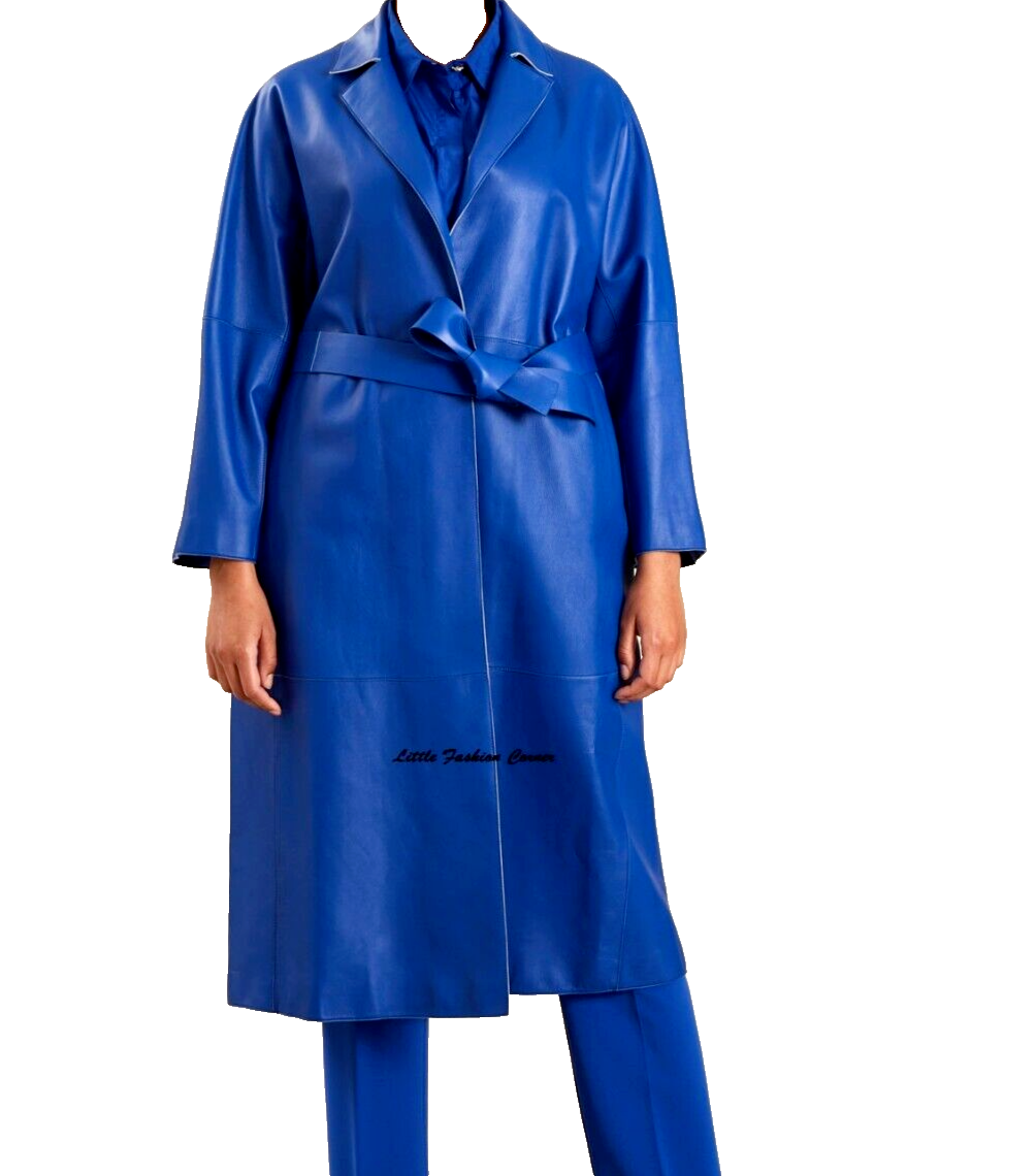 €1699✨MARINA RINALDI Real LEATHER Coat PLUS size 23-Usa €1699✨MARINA RINALDI Real LEATHER Coat PLUS size 23-Usa