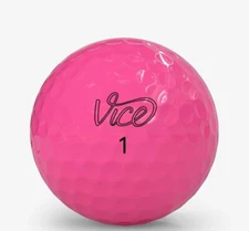 Vice Pro Plus Pink Used Golf Balls in Near Mint Condition, AAAAA Quality