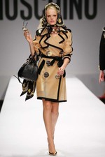 Moschino Couture Gold Button Coat Uk10/12 /14, New Rrp3500gbp New Auth