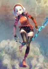 Anime stockings big boobs thigh highs chaika bogdan Playmat Gaming Mat