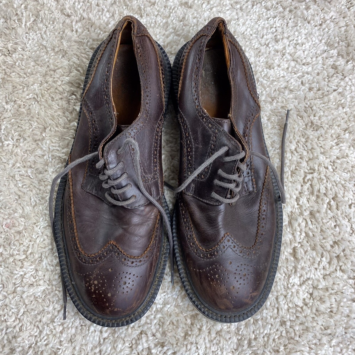 American Eagle Outfitters mens size 10 Dark Brown Leather  display picture 3