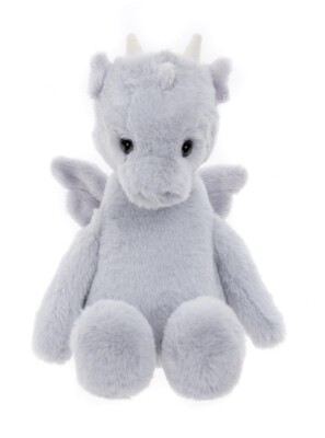 Bear & Me Draco Dragon Grey Plush   Soft Fantasy Stuffed Animal for Kids
