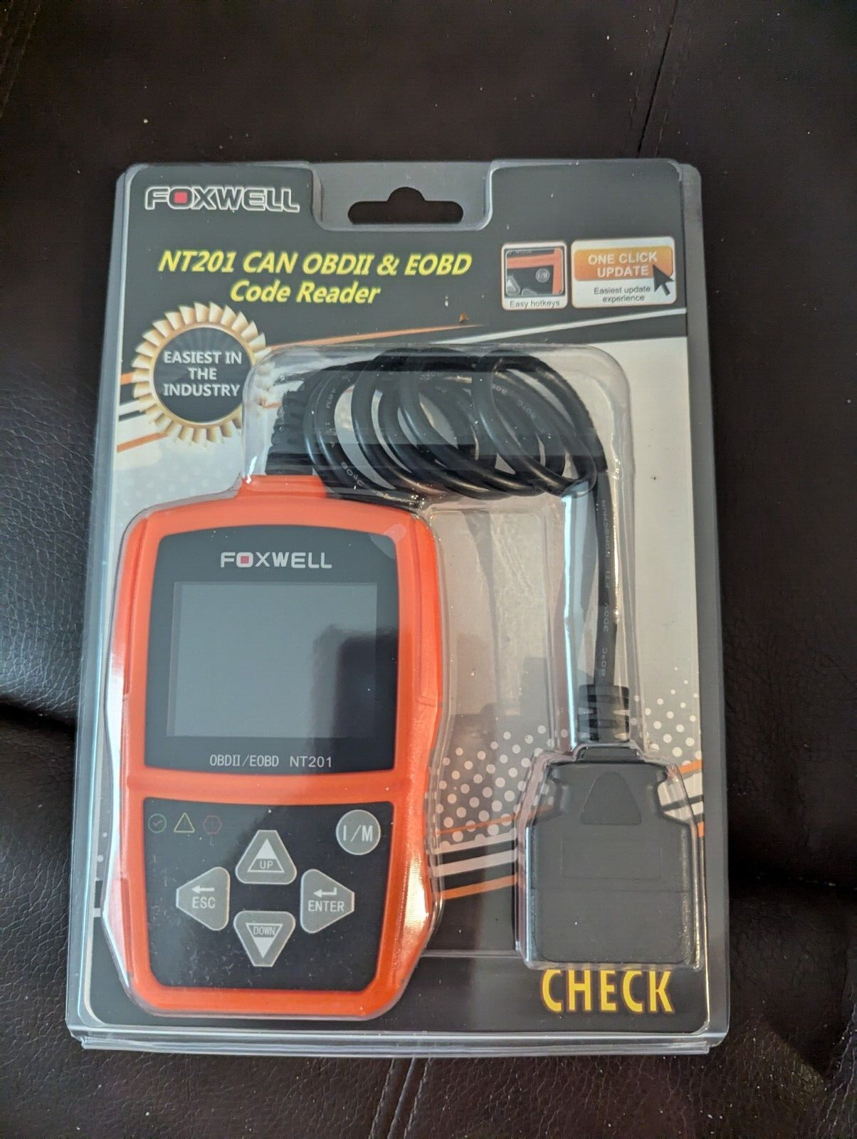 Foxwell NT201 OBDII EOBD Scanner Diagnostic Tool Auto Engine Fault Code Reader-image