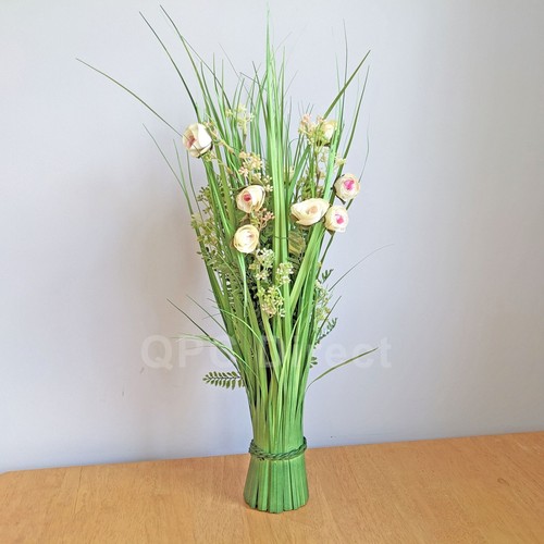 Artificial Flowers Sheaf Bunch Tall Grass Large Indoor Outdoor Realistic Bouquet - Picture 31 of 62