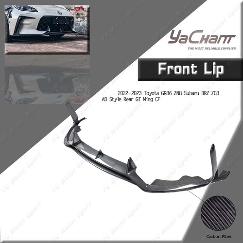 Carbon ADR Style Front Stoßstange Splitter Lippe Kit für 2021-2024 Toyota GR86 ZN8