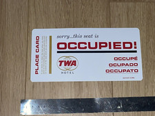 TWA Hotel JFK Seat Occupied Lockheed Constellation Howard Hughes Retro 1960s